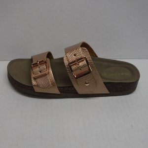 Madden Girl Size 7 Rose Gold Sandals New Womens